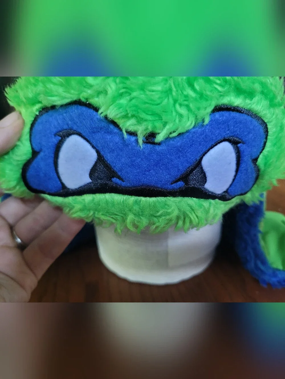 Nickelodeon Teenage Mutant Ninja Turtles Leonardo Trapper Hat – Kids Faux Fur